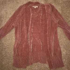 LOFT Chenille Cardigan